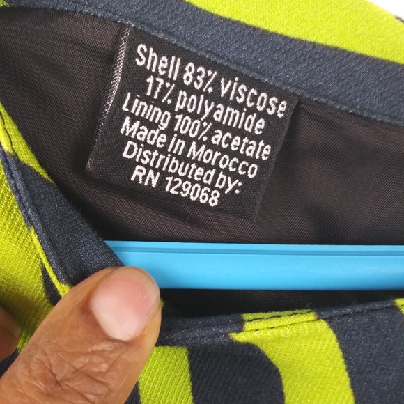 Desigual Multicolored Contrast Stripe Short Dress - Picture 4 of 7